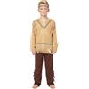 DEGUISE TOI Costume indiano bambino - Marrone - S 4-6 anni (110-120 cm)
