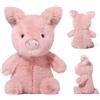 Generico Peluche Animali, Peluche Morbido Maialino Giocattolo, Morbido Peluche da Abbraccio, Compagno Rilassante per Bambine e Ragazze, Ideale per Divano, Scrivania e Letto