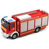 Burago Bburago Maisto Francia 32052 - Camion dei pompieri in miniatura Iveco Magirus RW, scala 1:55, Multicolore