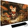 MPLRC PLAYMAT MTG, tappetino da gioco con custodia impermeabile nera, dimensioni 60 x 35 cm, con bordi cuciti MTG, tappetino da gioco con carte collezionabili, tappetino da gioco TCG (con zona, 9)