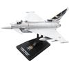 ZEZEFUFU 1:100 Lega Eurofighter Typhoon EF-2000 Fighter Aereo Modello di Esposizione Scienza Aviazione