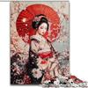 ZKYUBEK Puzzle da 1000 pezzi per adulti, puzzle di Geisha giapponese, 26x38cm, sfida per il cervello, attività educativa per adolescenti