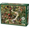 Cobble Hill - Puzzle da 1000 pezzi, motivo: giardino succulento, poster incluso