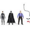 dc Comics, Batman - Confezione da 3 action figure esclusive di Batman, Selina Kyle, il pinguino, 3 accessori, giocattoli per bambini del film Batman (esclusiva Amazon), multicolore