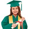 Generic Abito di Laurea per Bambini Unisex con Fusciacca e Cappello Completo per Cerimonia Scuola Materna e Primaria Vestito Elegante per Ragazzi e Ragazze 3-12 Anni per Festa e (A04-Mint Green, 8-9 Years)