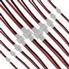 YUNIQUE GREEN-CLEAN-POWER - Cavo Silicone 2-Pin 2.0 JST per Batteria Lipo RC, 10 Paia Maschio Femmina | 22AWG, 10cm | Compatibile DJI Tello, Quadcopters, Elicottero RC, Nero, Plastica