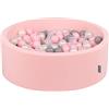 KiddyMoon 90 X 30 Cm / 200 Palline ∅ 7CM Piscina di Palline Colorate per Bambini Tondo