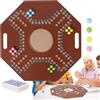 Generico Gioco da tavolo Manćała - Legno, giochi con perline, set di giochi da tavolo Jackaroo multigiocatore | Intrattenimento per la famiglia Gioco di in stile flipper per studenti, genitori, amici