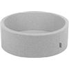 KiddyMoon Piscina di Palline 90X30cm/SENZA Palline per Bambini Tondo, Grigio Chiaro