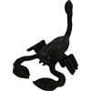 INOOMP Giocattoli di scorpione simulato ragazzo animale di peluche scorpione animale imbottito scorpione ripieno Presenti per cotone pp Black