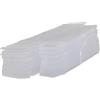 F Fityle 50 Pezzi Scatola Trasparente in PVC 1/64 Vetrina per Esposizione di Giocattolo per Auto per Figurine in Miniatura da Collezione