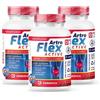 Artroflex Active (3 Pacchi) ARTROFLEX ACTIVE | Integratore per il Benessere delle Articolazioni | Con Glucosamina, MSM, Condroitina, Collagene Marino, Vitamina C, Magnesio, Zinco ed Estratti Vegetali | 30 Capsule
