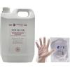 FEI FAN Disinfettante Liquido, Prodotto Pronto All'Uso, 3000ml, Deterge, Deodora e Disinfetta + 100pz Guanti HDPE Monouso