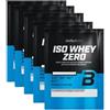 Generico 5 x BioTechUSA Iso Whey Zero | Premium Whey Protein Isolate | Grass-Fed | Enzyme-Free | Sugar- and Gluten-free, 25 g, Gusti misti (5 x 25g)