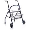 MOPEDIA Rollator pieghevole in acciao verniciato 2 ruote con seduta e cestino Zeus Art. RP680