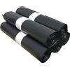 Ponera 100 sacchetti per pattumiera grande capacità 50 l, legami scorrevoli, ultra resistenti, anti-perdite, nero opaco, 4 rotoli da 25 sacchetti