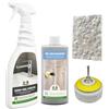 MARBEC KIT CRISTALLO DOCCIA Kit Completo per la Pulizia e la Rimozione di Calcare dai Cristalli del Box Doccia