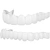 Brigtviee 2 Paia Cosmetici Denti Faccette Dentali Comfort Fit Flex Faccette Temporanei Cosmetici Protesi Dentale Copertina Denti Imperfetti Per Snap on Instant & Fiducia Smile 2 Superiori E 2 Inferiori