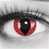 MeralenS Lenti a contatto colorate rosse, per Halloween, rosse, vampiro Red Dragon, morbide, per Halloween, per travestimenti, carnevale, 2 pezzi, 1 paio di lenti colorate non graduate, occhi di Drake