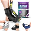 BraceAbility Calza notturna per fascite plantare | Tutore morbido da stiramento per dormire, tendine d'Achille, supporto per piedi (taglia media)