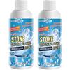 BAInuai Marble Nano Crystal Plating Agent, Stone Stain Remover Cleaner, Kitchen Marble Cleaner and Polish, Stone Crystal Plating Brighten Luster Agent Clean, Kitchen Marble Oil Stain Cleaner (2 pezzi)