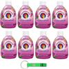 Beni Culinari 8x Chanteclair i Concentrati Profuma Biancheria Orchidea e Fico,Profumo Intenso e Persistente sui Capi,220ml + Portachiavi Beni Culinari in Omaggio