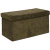 Atmosphera Pouf Pieghevole Soana cm.76 colore Verde Kaki