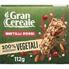Gran Cereale, Barrette con Mirtilli, Avena e Mandorle, Snack di Frutta Secca, Confezione da 4 Barrette