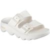 Skechers Sandalo da donna a due bande, Naturale, 41 EU