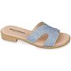 Valleverde Sandali Donna 55400 in Pelle Avio modello casual. Una calzatura comoda adatta per tutte le Occasioni. Primavera Estate. EU 39