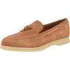 Guess Aryana, Mocassino Donna, Camoscio Naturale Medio 101, 37.5 EU