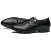 ENWIND Scarpe Oxford Uomo con Lacci per Affari Formale Derby Scarpe Brogues Scarpe Matrimonio Formale,Nero,43 EU