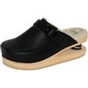 LUVER Clgjr120s - Zoccoli da donna a molla, colore: nero, Nero , 37 EU