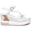 Nero Giardini E307758D Sandali Donna in Pelle - Bianco 40 EU