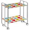 DON HIERRO Carrello da cucina pieghevole grigio con ruote BAUHAUS 2 ripiani