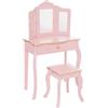 ATMOSPHERA CREATEUR D'INTERIEUR - Tavolino e sgabello rosa per bambini sissi l60cm