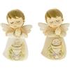 Etm Bomboniere Formoso Bomboniera Angelo in Resina con Simbolo Comunione h 7 cm Set 2 pz Art 04A045