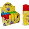 Generico Stelle filanti Spray 90 ml, Confezione da 12 bombolette, Colori 3 Rosso 3 Blu 3 Verde 3 Giallo, per Carnevale, Eventi, Feste, Decorazioni