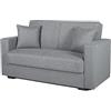 Arredo Stock Divano letto moderno Afrodite (Grigio, 2 posti) 155x80x87 cm