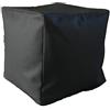 AM DESIGN Pouf, POUFF, Puff, PUF, CUBO, 40x40x40, Morbido, Ecopelle, Eco-Pelle, POGGIAPIEDI, Seduta, Design, Made in Italy (Nero)