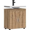 vidaXL Set di Armadi da Bagno TULUM Rovere artigianale 60 x 34 x 63 cm, Armadio Bagno Moderno, Soluzione di Stoccaggio Resistente, Organizzatore Salvaspazio, Mobili Contemporanei