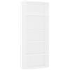 vidaXL Libreria a 5 Ripiani Bianca 80x30x189 cm in Legno Multistrato