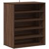 vidaXL Scarpiera Rovere Marrone 60x35x70 cm in Legno Multistrato
