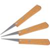 Angoily Coltelli per Scolpire Argilla Strumenti Versatili Manico in Legno Set 3pezzi in Acciaio Inossidabile per Modellare Ceramica, per Scuole e Studi d'Arte