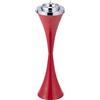 Sfeomi Posacenere da Terra Posacenere da Esterni con Support e Scatola di Sigarette Posacenere a Colonna per Interno Moderno Stabile Posacenere con Piedistallo Alta 61 cm (Rosso)