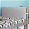 ZCXRYFL Cuscino Testata Letto Imbottito Cuscini Lombari Cuscino Di Supporto Per Lettura Singolo Matrimoniale Cuscino Per Schienale Letto In Ferro/Legno Cuscino Di Rialzo Testiera Multiuso(80x25x5cm,B-Grey1)