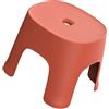 Homoyoyo 1pezzi Sgabello Antiscivolo Per Bagno Sgabello Piccolo Multifunzionale Per Indossare Scarpe Plastica Per Uso Domestico Rosso
