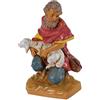 Fontanini Pastore in Ginocchio 19CM in Resina STATUINA per PRESEPE