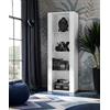 Komodee Vetrina Tivoli Bianco 55x159x35 cm