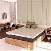 Baldiflex Emporio Materasso Matrimoniale, Molle Insacchettate e Memory, Premium Molle, Memory 10 cm, 11 Zone Differenziate, Sfoderabile, Altezza 28 cm, 160 x 200 cm